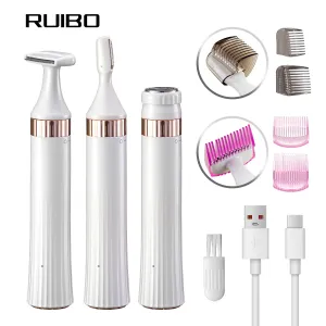 3-in-1 Electric Hair Removal Trimmer | Rechargeable Grooming Kit | Multi-Purpose Shaving & Trimming