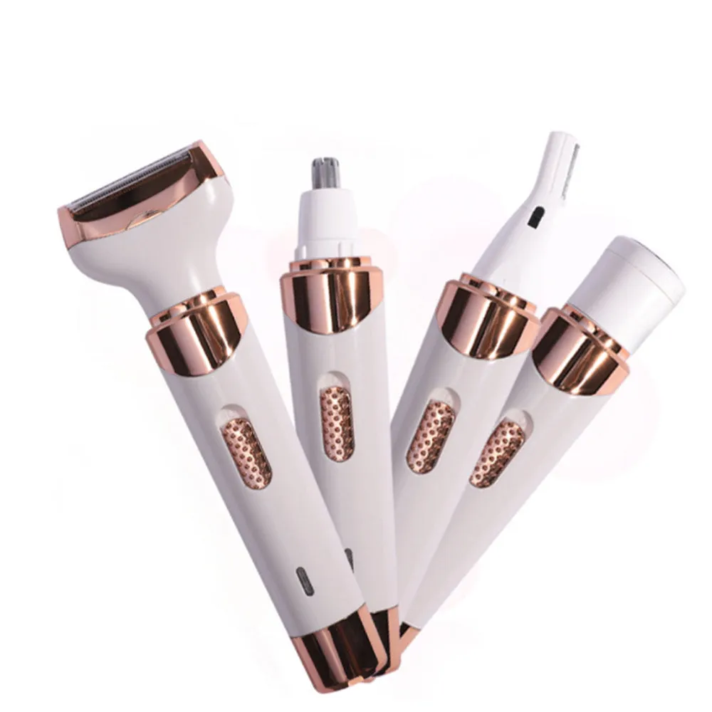 4-in-1 Women's USB Rechargeable Painless Epilator Electric Shaver