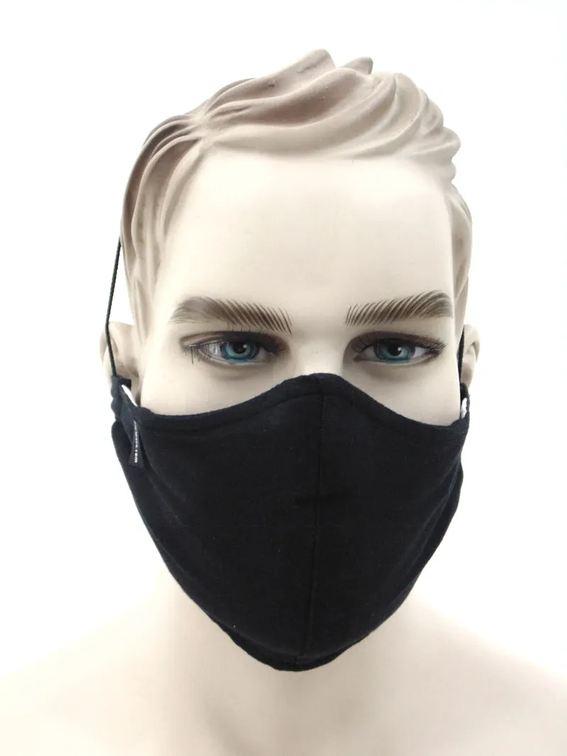 Adjustable Elastic Fabric Face Mask with Clasp (Won't Hurt Ears)