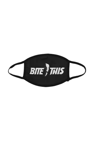 BITE THIS LOGO FACE MASK