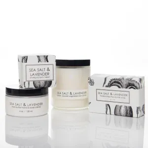 Botanical Bath & Body Set (Sea Salt   Lavender)