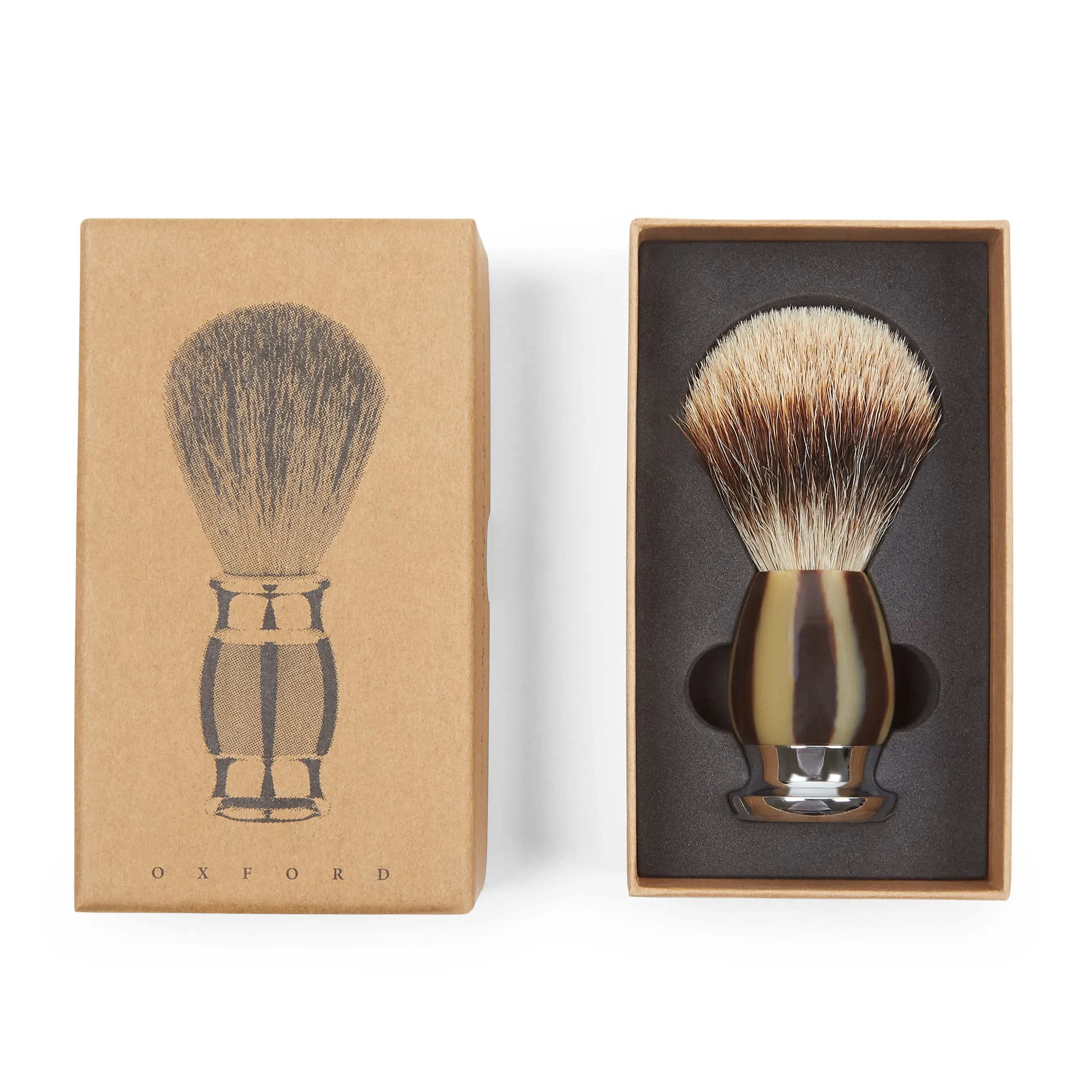 Burrows & Hare Silvertip Badger Bristle Shaving Brush - Resin