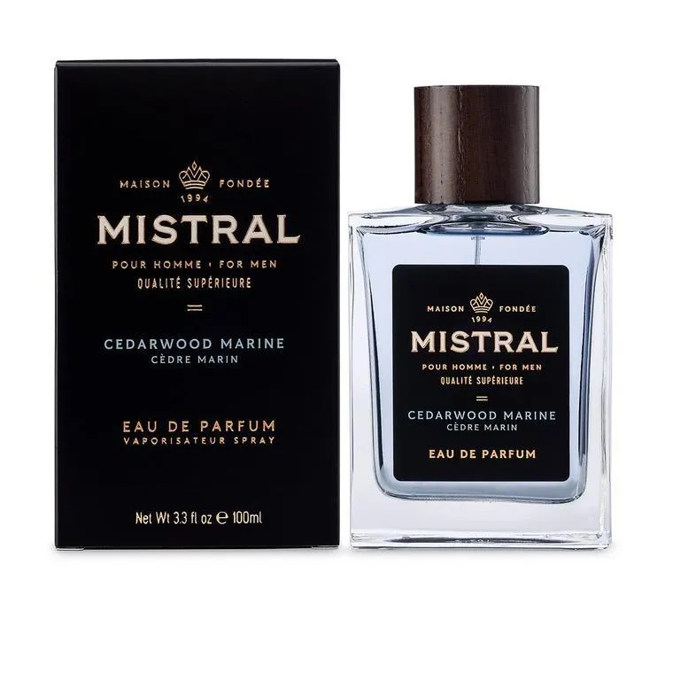 Cedarwood Marine Eau de Parfum for Men, 3.3 Fl. Oz.