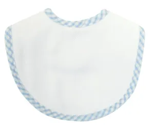 CHECK BURP CLOTH BASIC BIB