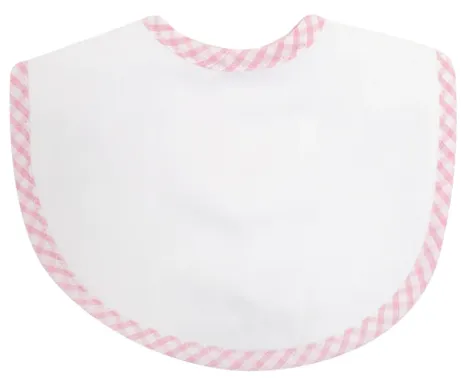 CHECK BURP CLOTH BASIC BIB