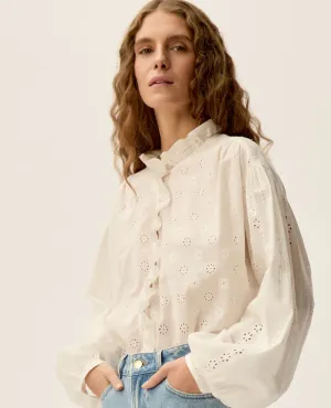 Des Petits Hauts Satine Cream Shirt