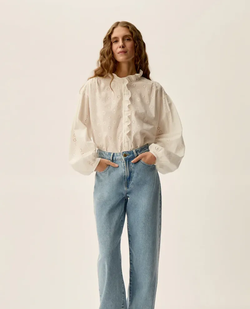 Des Petits Hauts Satine Cream Shirt