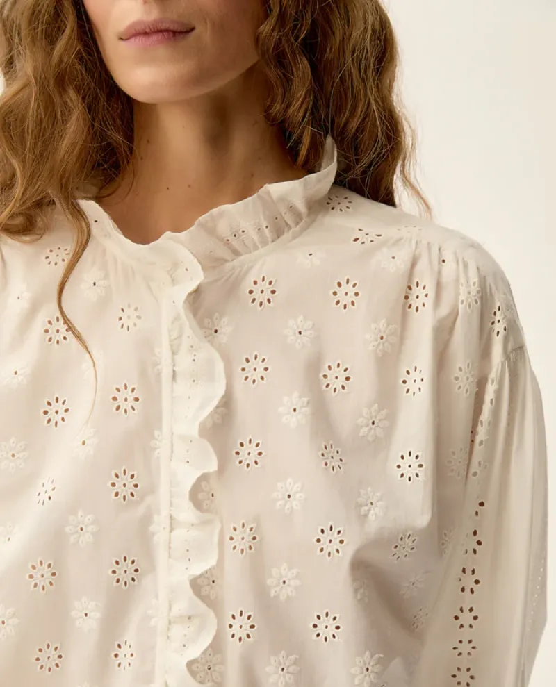 Des Petits Hauts Satine Cream Shirt
