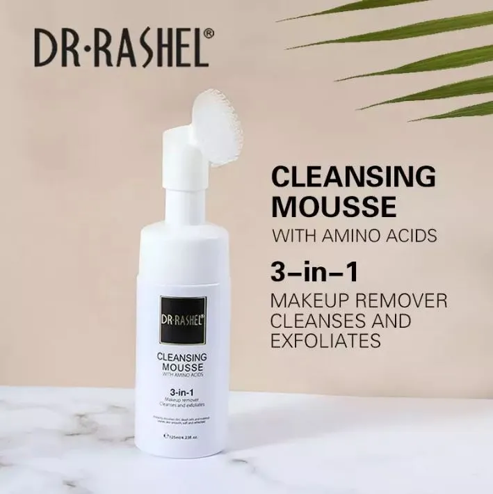 Dr.Rashel Amino Acid Cleansing Mousse Bubble Freckles Makeup Removal Facial Cleanser - 125ml DRL-1446