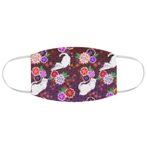 Flowers Cats Mask