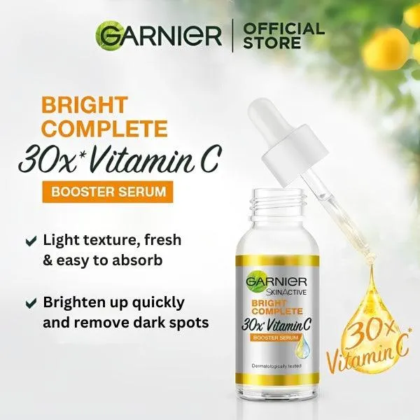 Garnier Bright Complete 30x Vitamin C Booster Serum 30ml