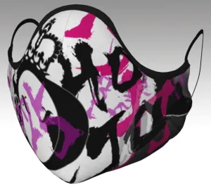 Hojo Masako Graffiti Decorative Face Mask