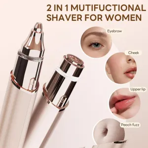  HOT SALES 50% OFF2 In 1 Facial Hair Remover & Eyebrow Trimmer