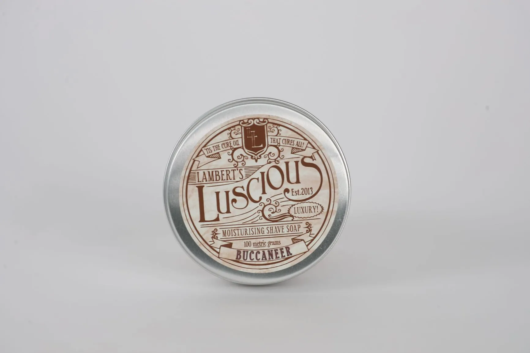Luscious Moisturising Shave Soap in a Tin