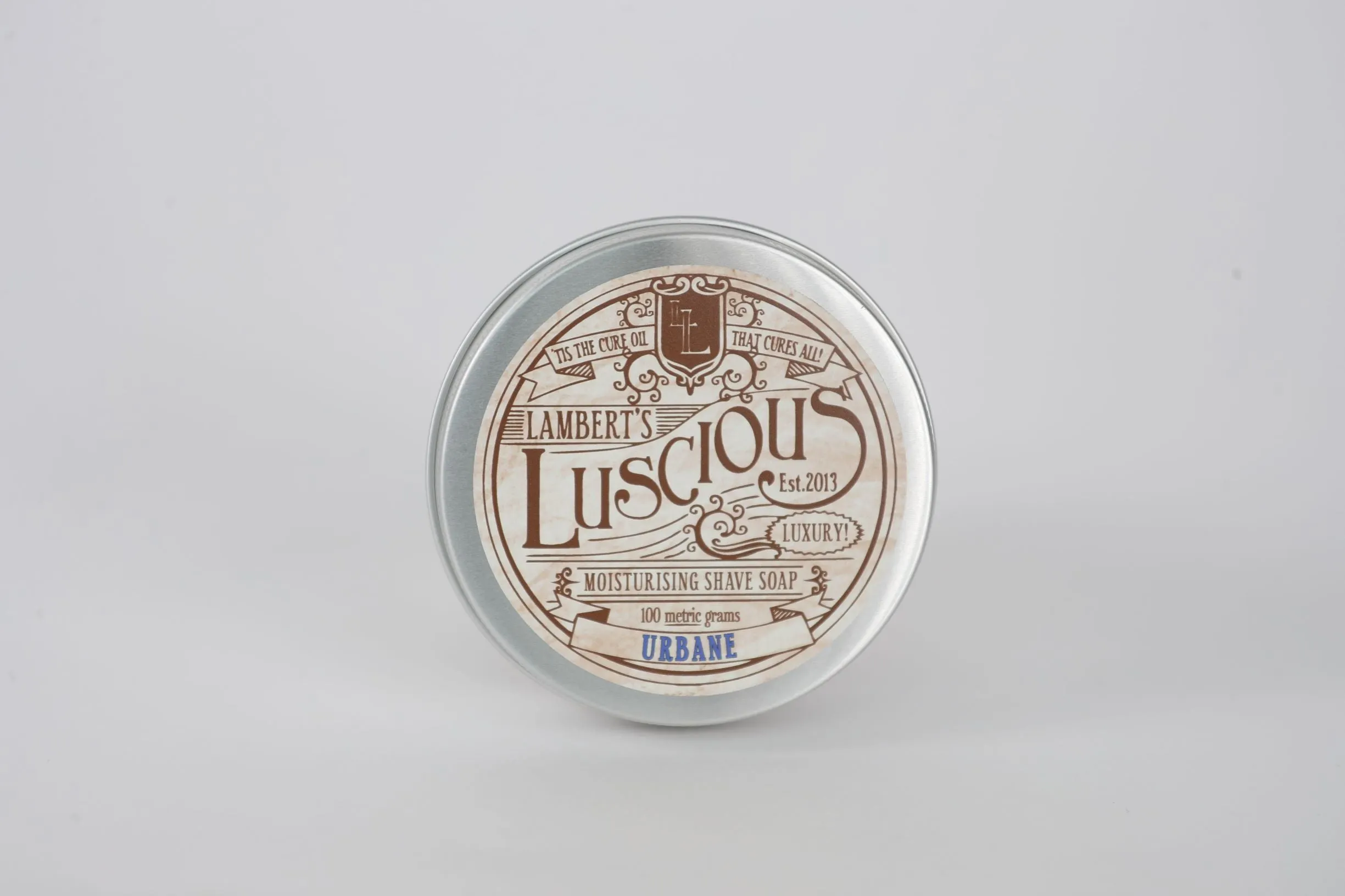 Luscious Moisturising Shave Soap in a Tin