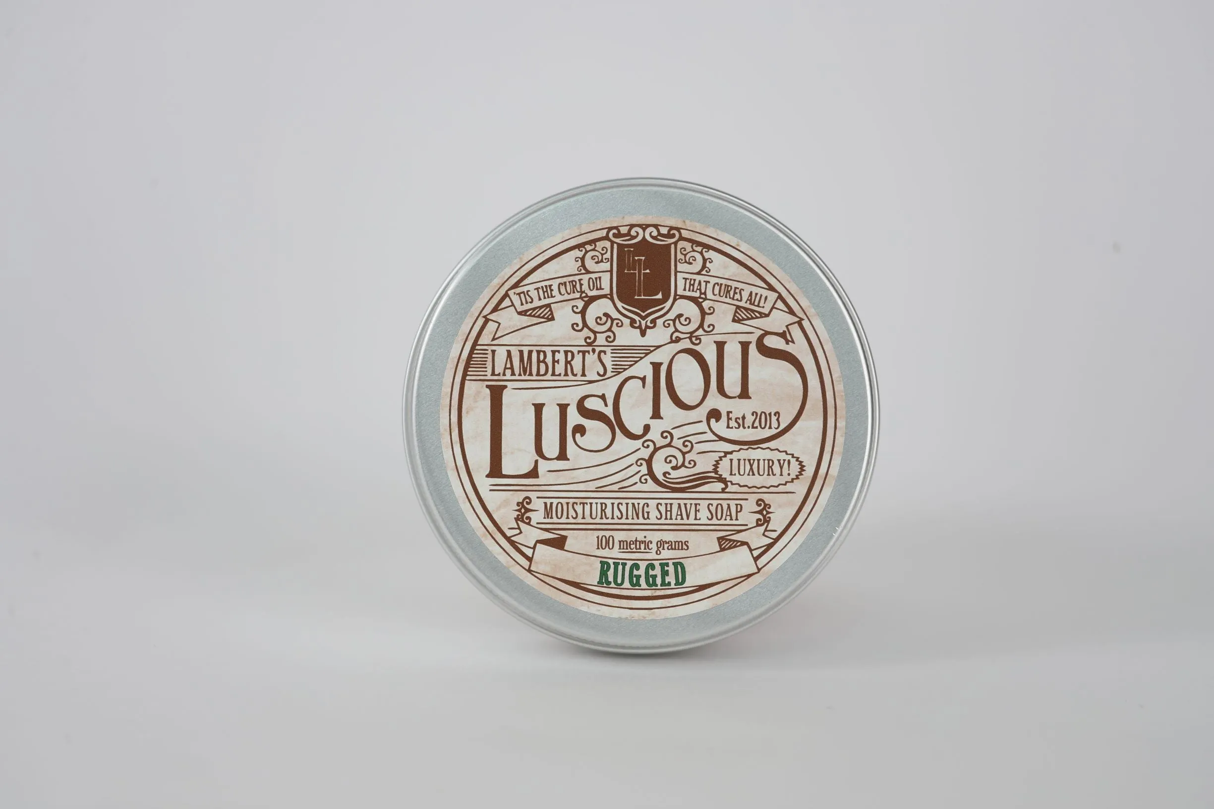 Luscious Moisturising Shave Soap in a Tin