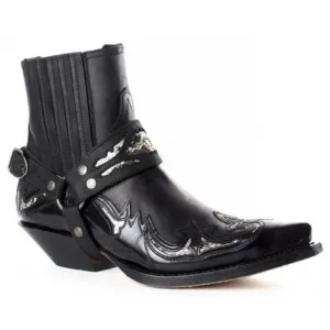 Mid-heel Pointed Toe 38-48 Men's Low-top Knight Boots