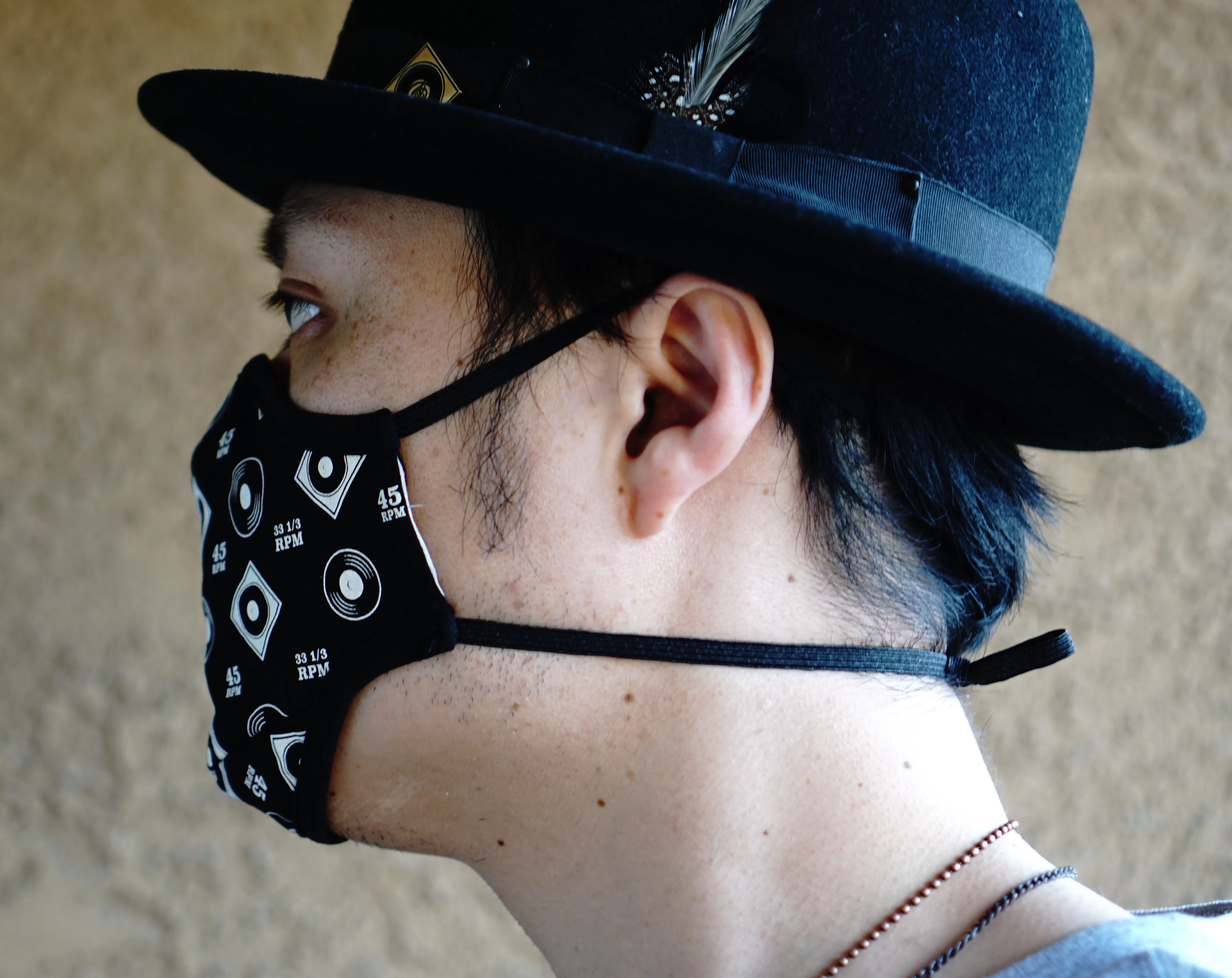 Mo’ Time Mo’ Records Print Face Mask