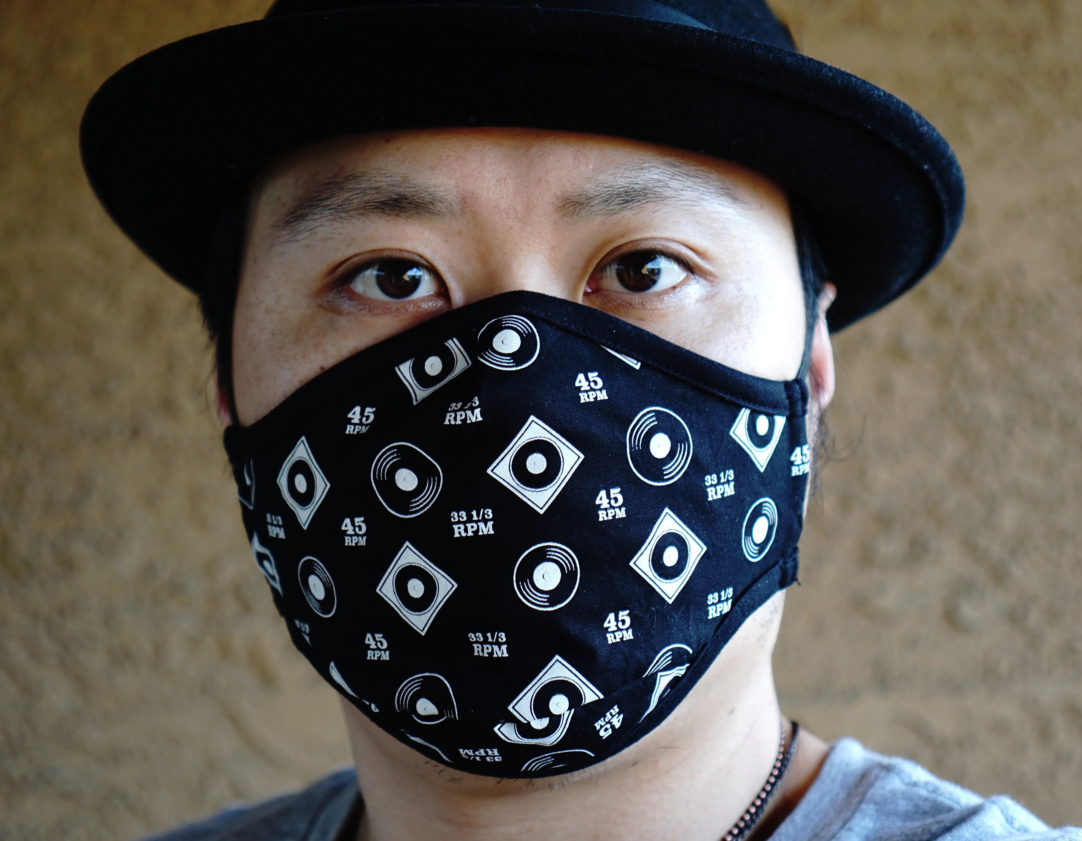 Mo’ Time Mo’ Records Print Face Mask