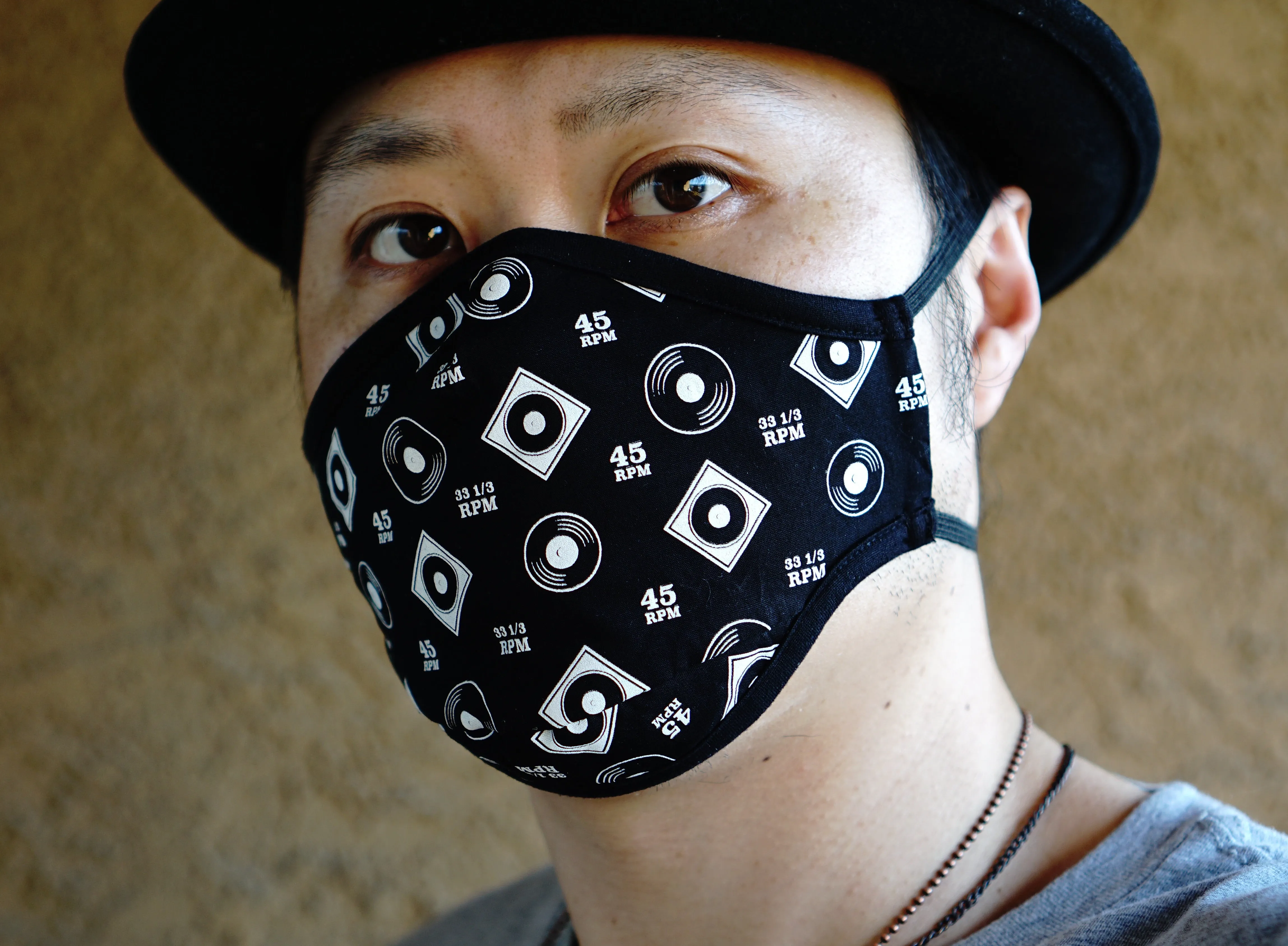 Mo’ Time Mo’ Records Print Face Mask
