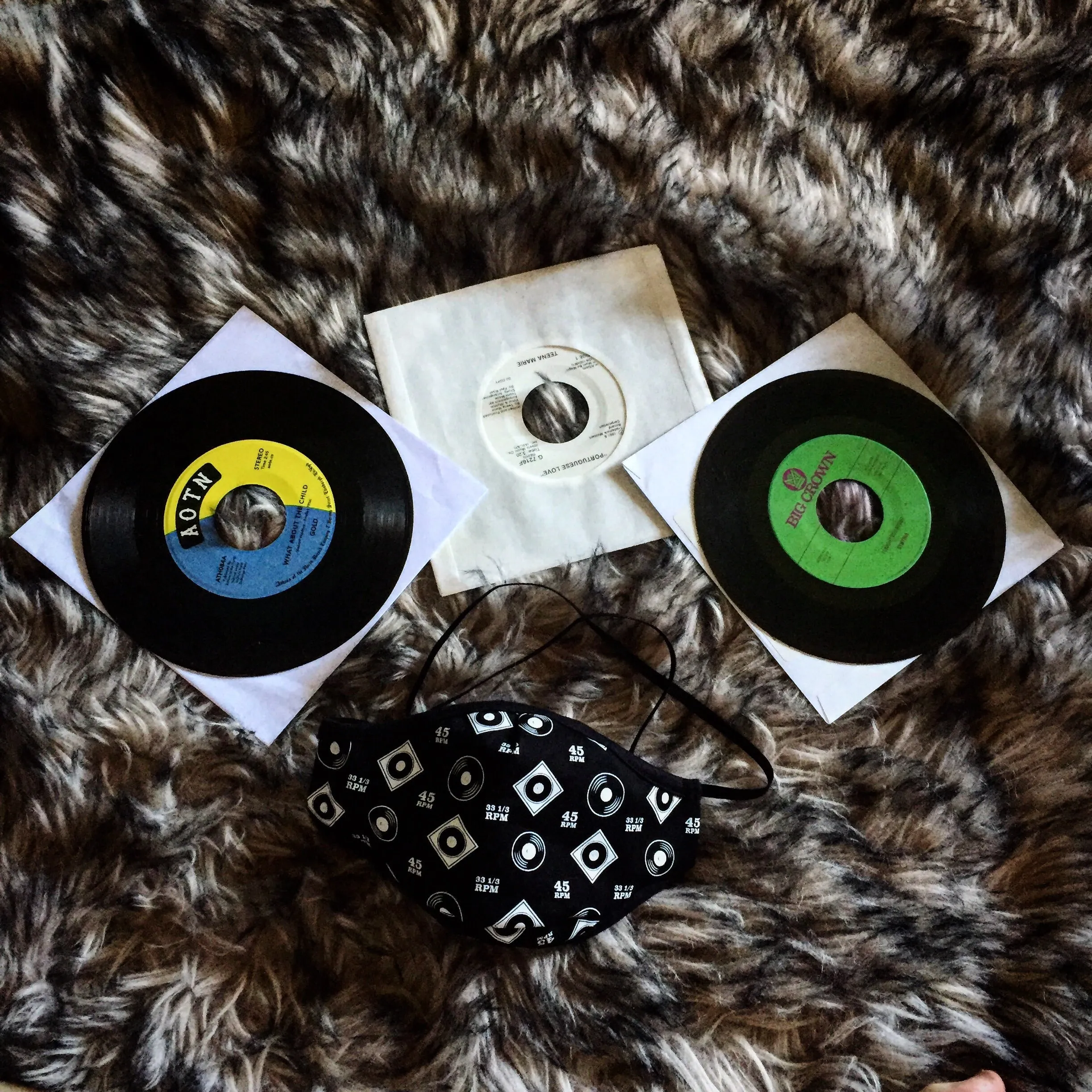 Mo’ Time Mo’ Records Print Face Mask