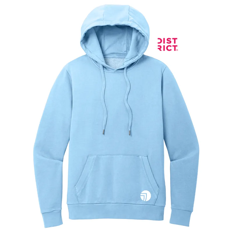 NEW SEI District Wash Fleece Hoodie - Heritage Blue