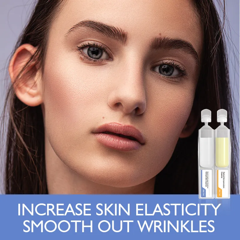 OEM Customized Hot Sale Retinol Peptides Vitamin E & C Anti-Aging Face Serum, Toner & Ampoules for Fine Lines & Wrinkles Removal