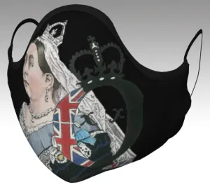 Queen Victoria Decorative Face Covering