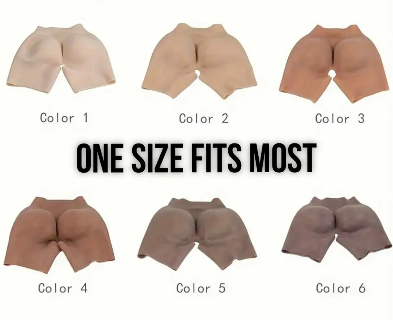 Silicone Body Shaping Butt Lifting Prosthetic Undergarment- Reusable