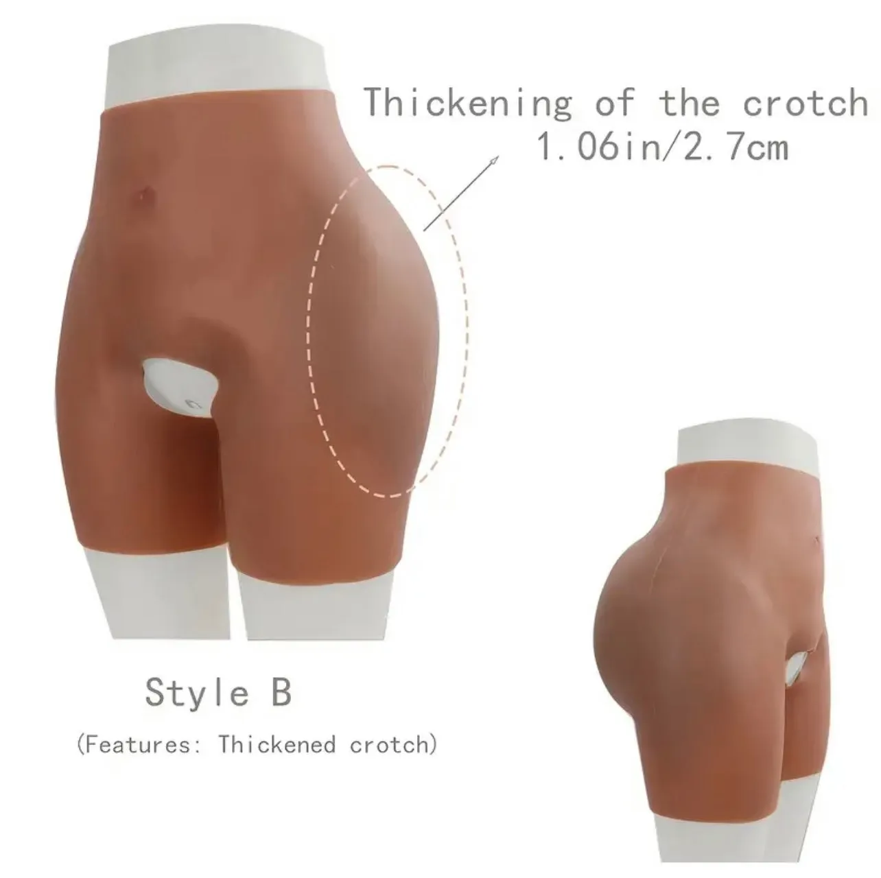 Silicone Body Shaping Butt Lifting Prosthetic Undergarment- Reusable
